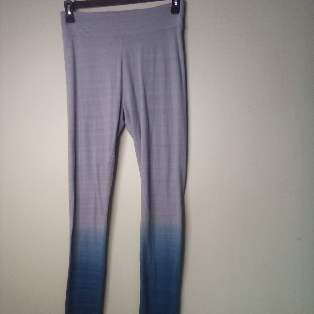SO Yoga High Rise Legging L Women Soft Stretch Active Gray Blue